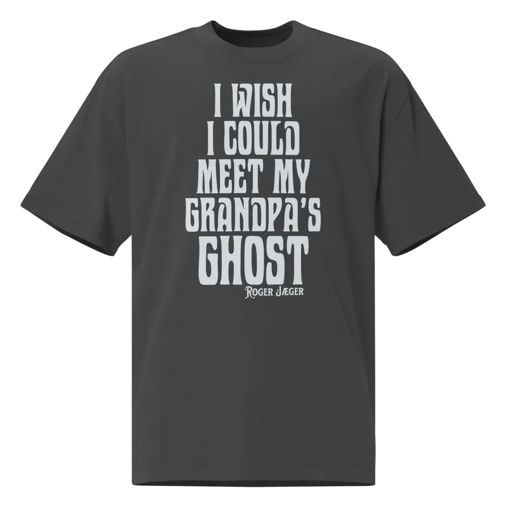 Grandpa's Ghost Black T-shirt product image (1)