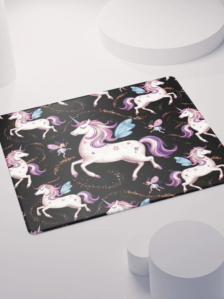Enchanted Unicorn and Fairy Gaming Mouse Pad product image (7)