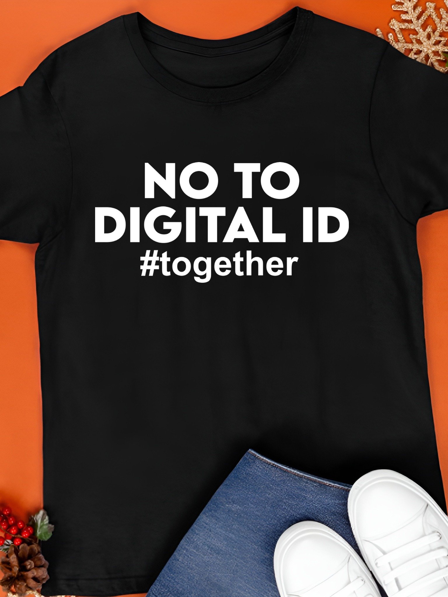 No To Digital Id Together Shirt product image (1)