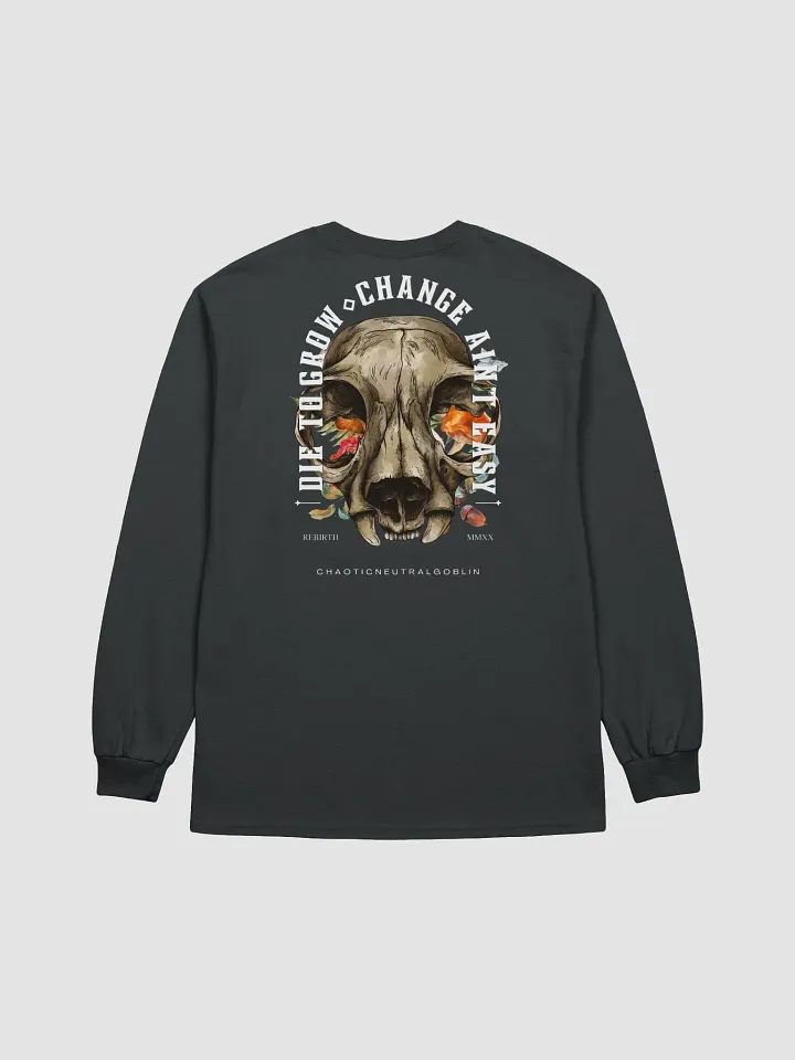 Rebirth Longsleeve (Blanc Script) product image (3)