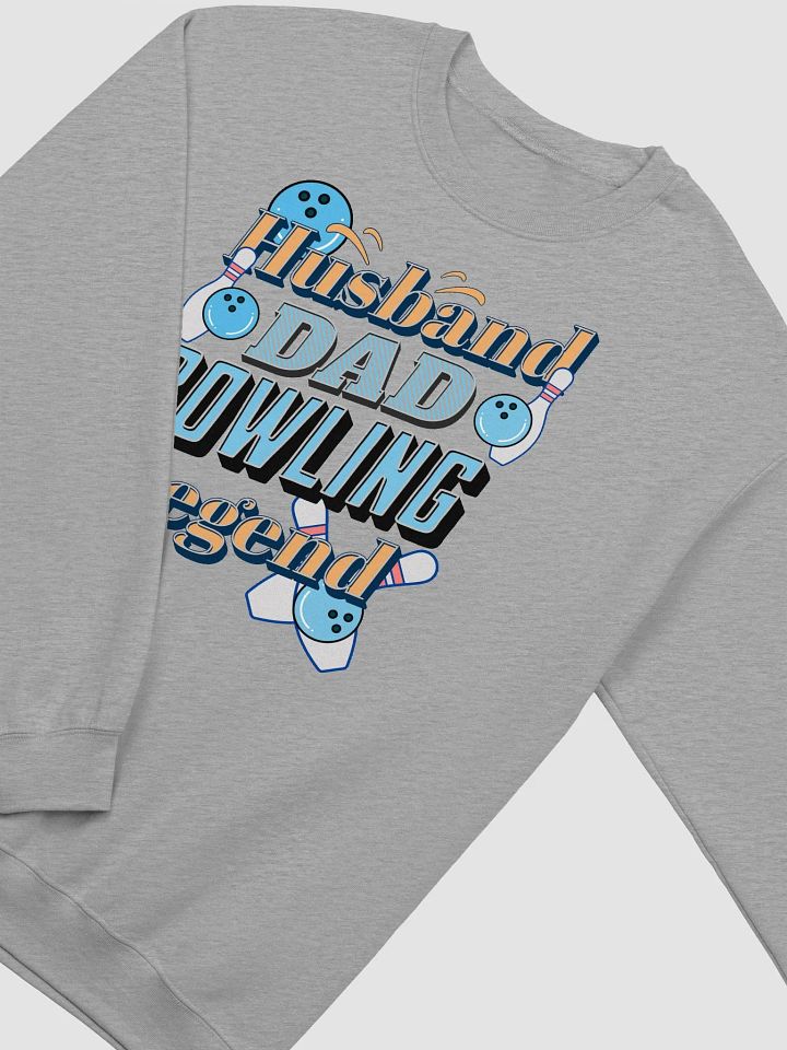 Husband Dad Bowling Legend Crewneck Sweatshirt product image (22)