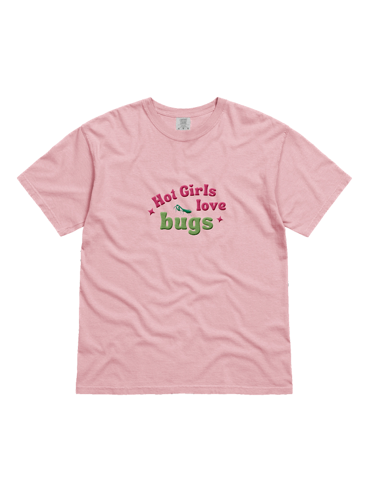 hot girls love bugs heavyweight tee product image (1)