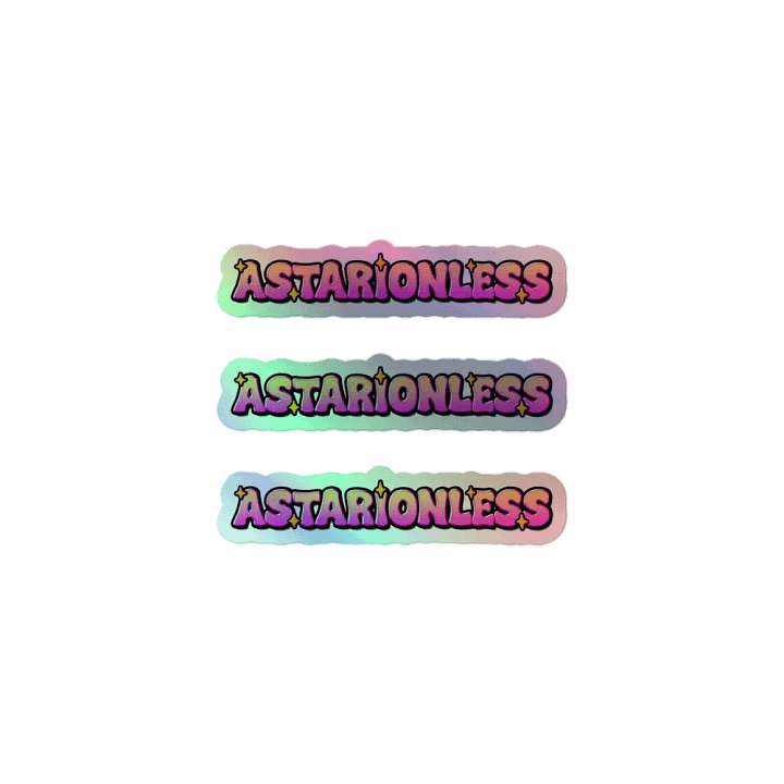 Human1 x Astarionless || Holo Kiss Cut Stickers product image (1)