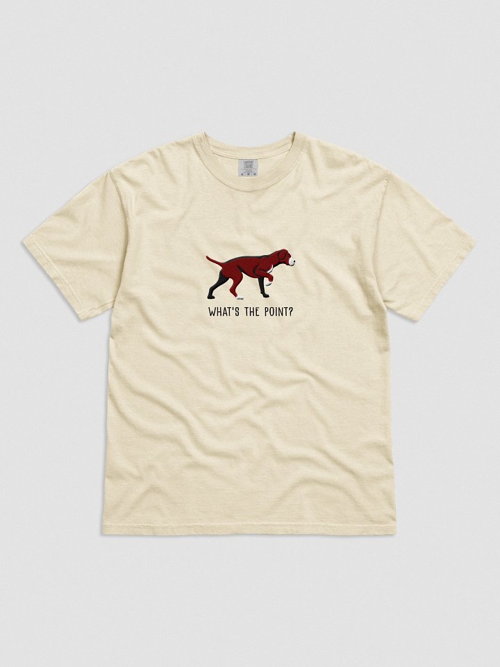 What's the Point? T-Shirt(Embroidered) of a Portuguese Pointer(Brown) product image (51)