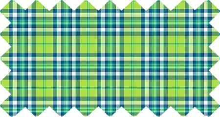 Lime Green and Turquoise Plaid (CO21)