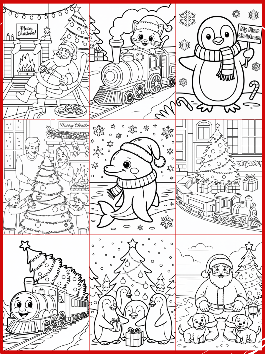 30+ Christmas Coloring Sub-niche Prompts for Ideogram Ai product image (2)