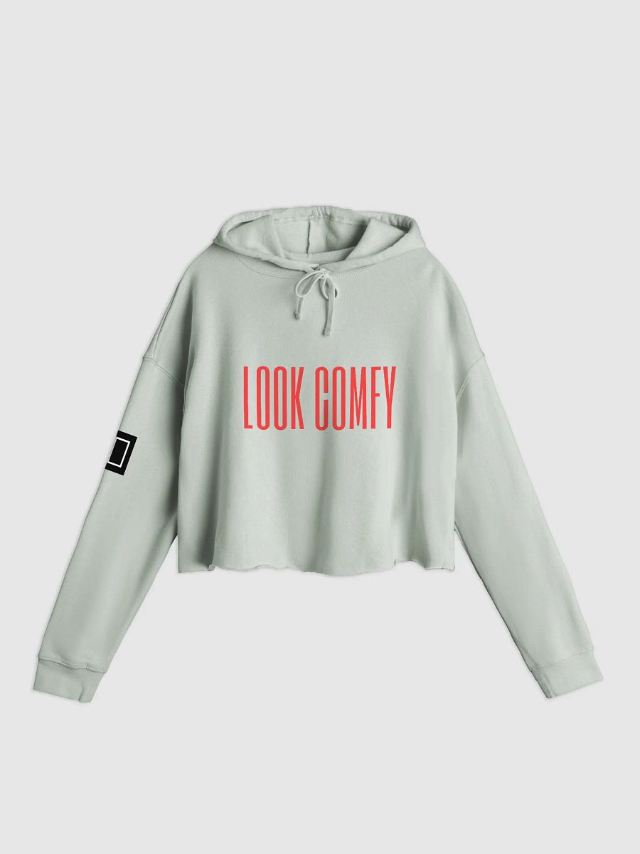 LOOK COMFY - Monochrome Chic Cropped Hoodie product image (1)