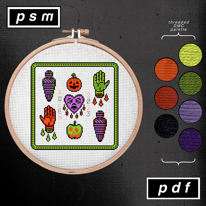 Dan Higgs Halloween Flash Sheet Pattern product image (1)