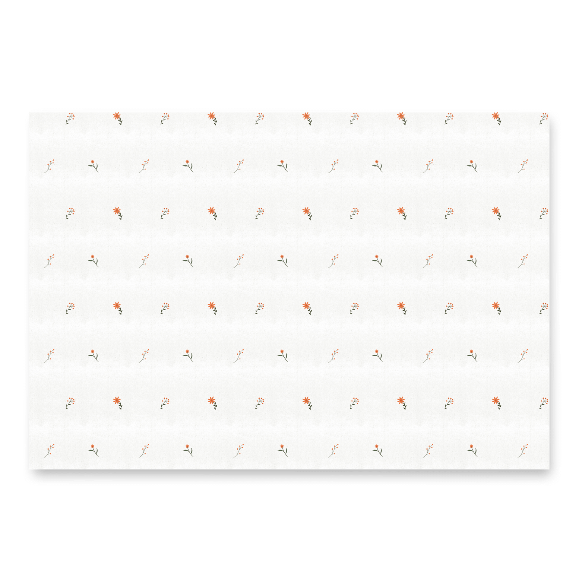 Set wrapping paper sheets. Floral and fox designs from the in the forest collection product image (6)