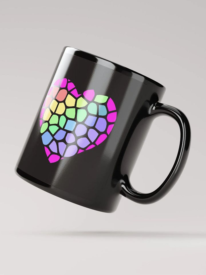 Double Down Heart Mug - Black product image (2)