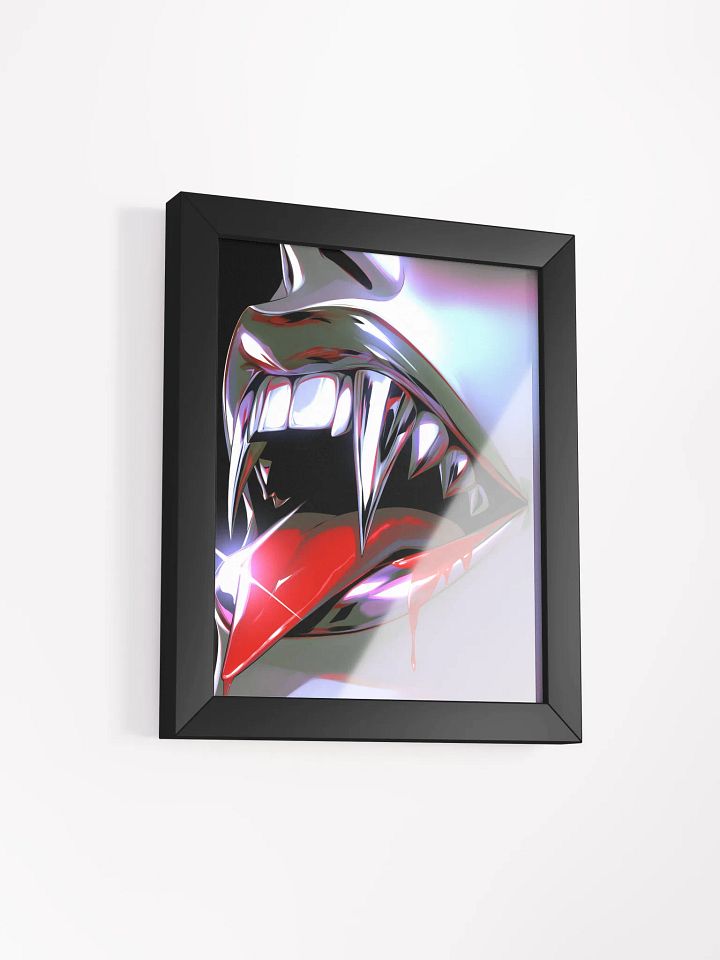 Metallic Fangs Framed Poster product image (2)