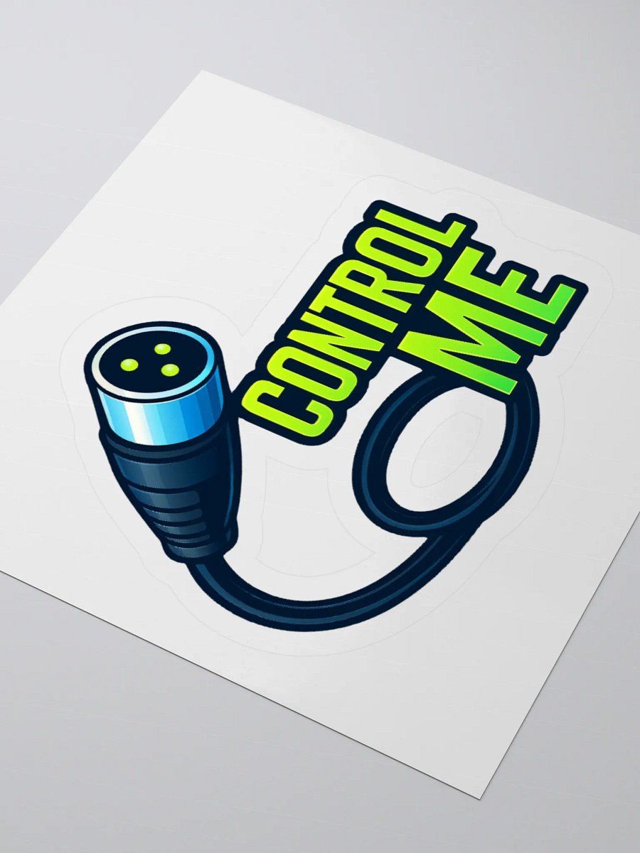 Theatrically Jerry: "Control Me" DMX 3-Pin Cable Sticker product image (7)