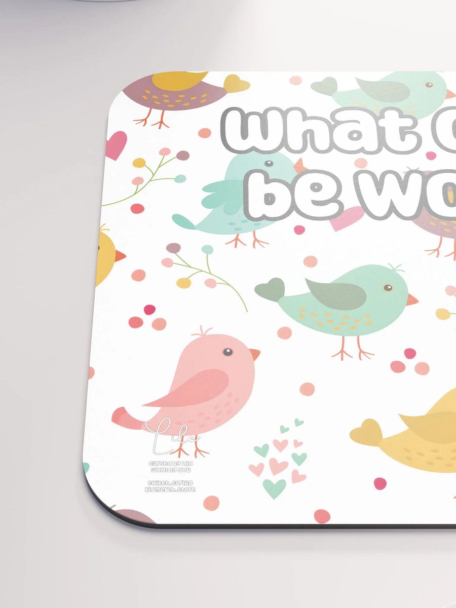 What Could Be Worse? Medium Mouse Mat - birds product image (6)