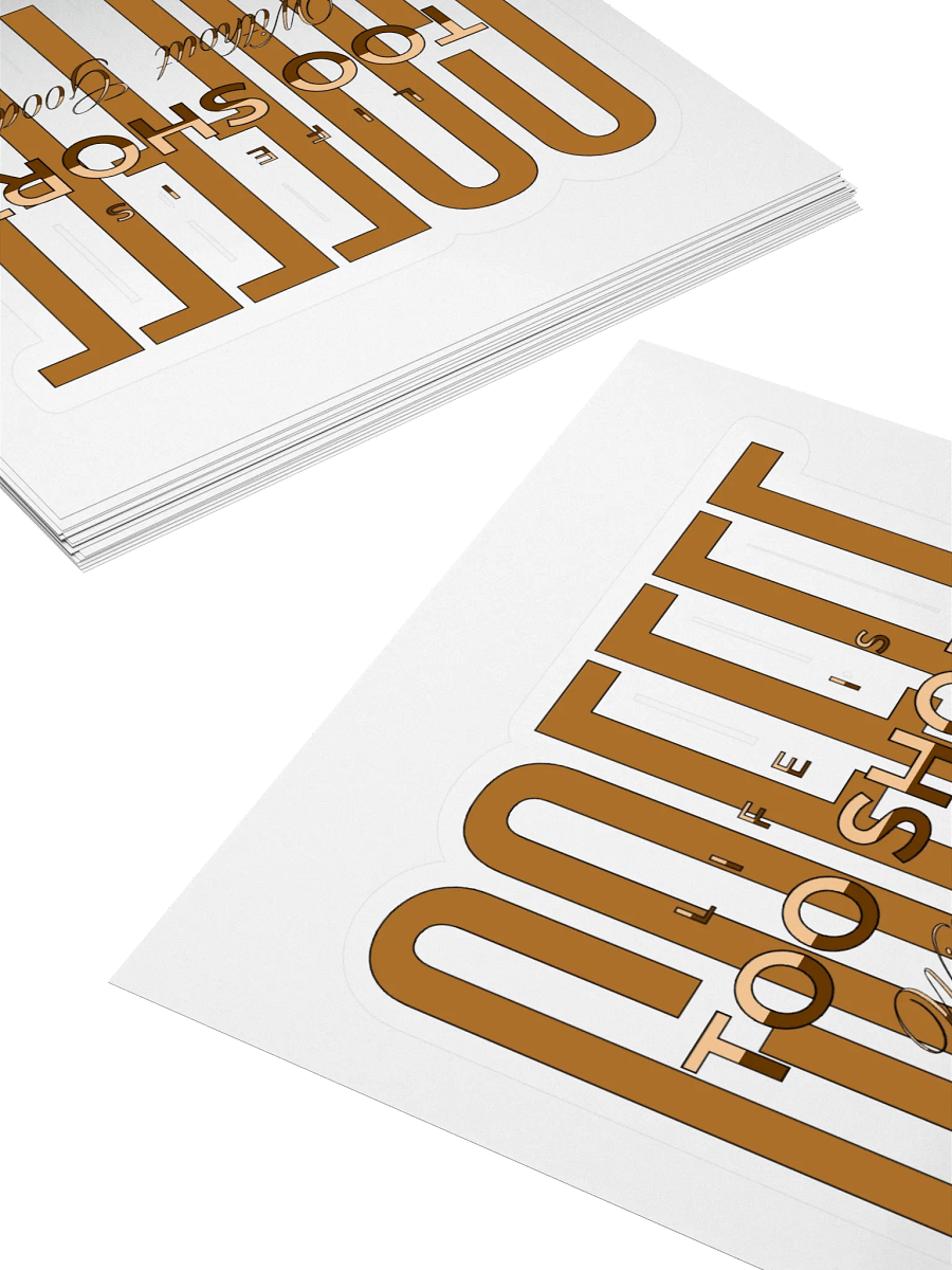 Great Coffee Kiss Cut Stickers product image (4)