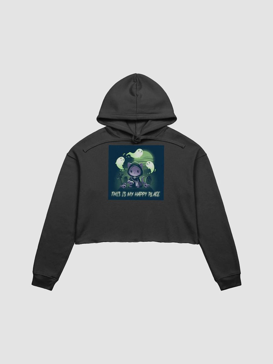 Grim Reaper Cat Crop Hoodie product image (2)