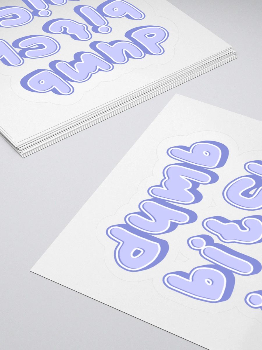 Dumb Bitch Juice Sticker - Periwinkle product image (10)