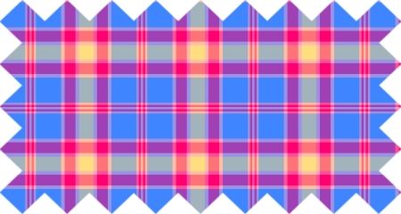 Bright Blue and Hot Pink Plaid (CO31)