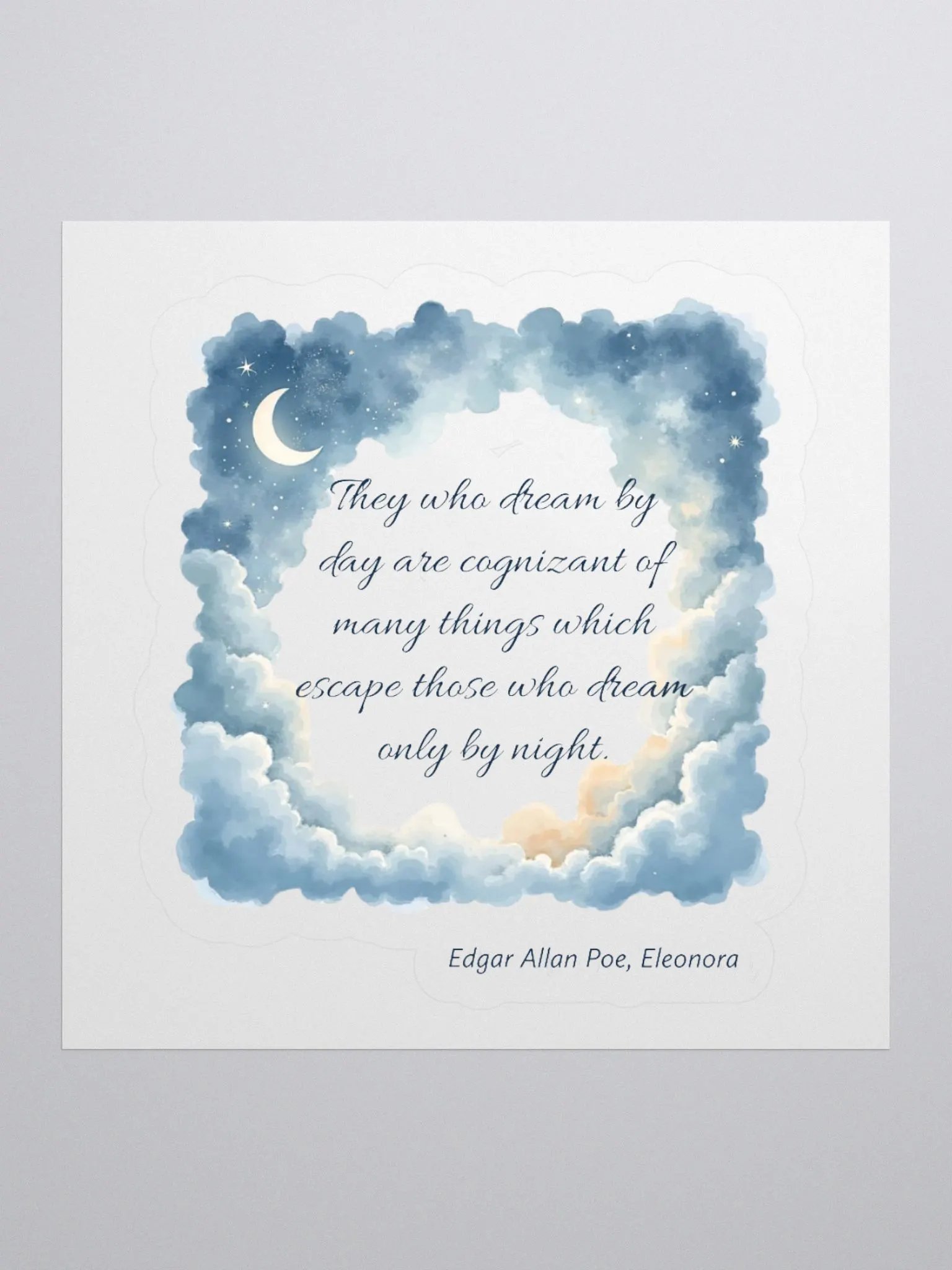 They Who Dream Poe Sticker product image (1)