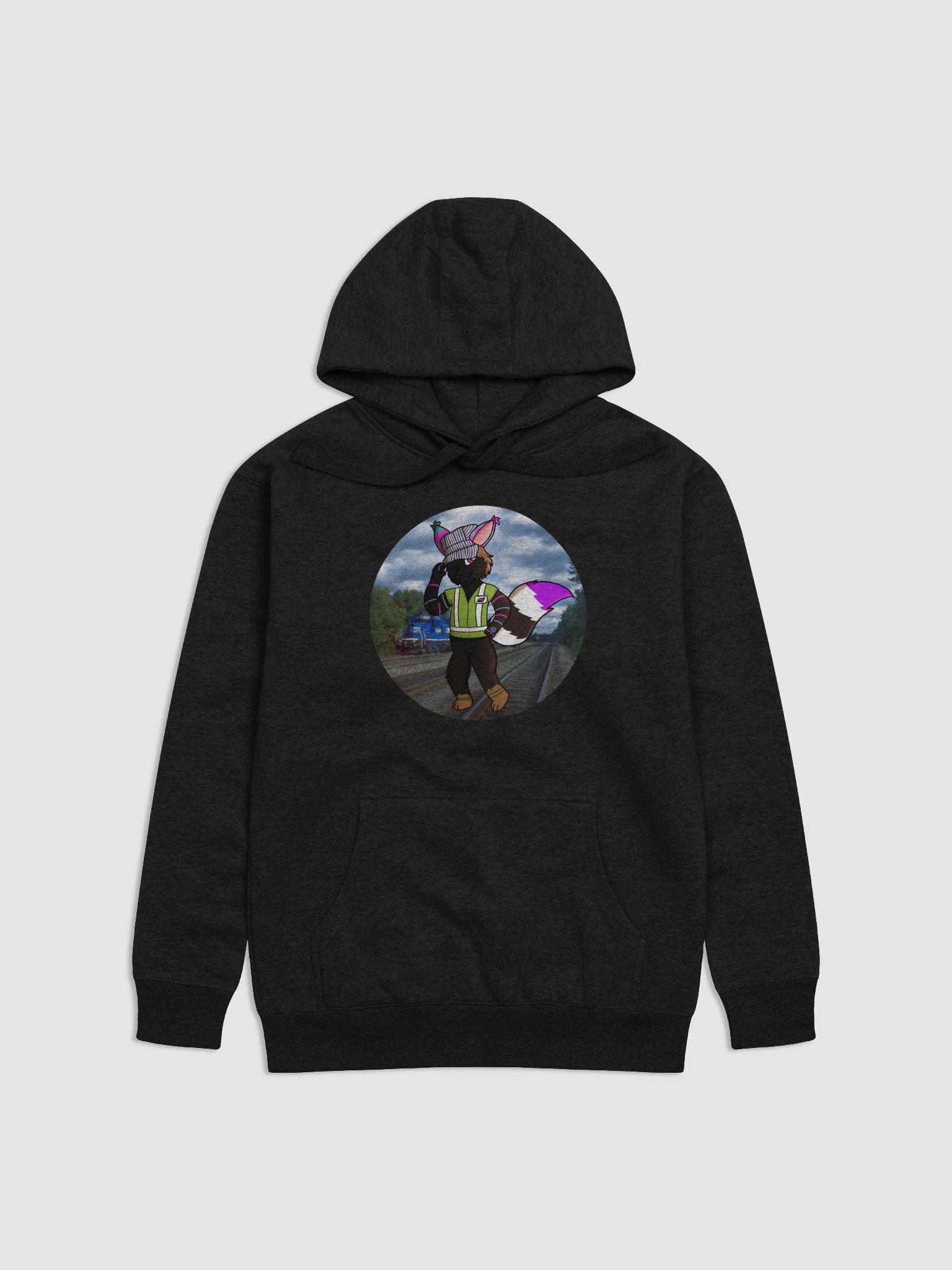 Bruin Kitty Railroad Engineer Hoodie product image (1)