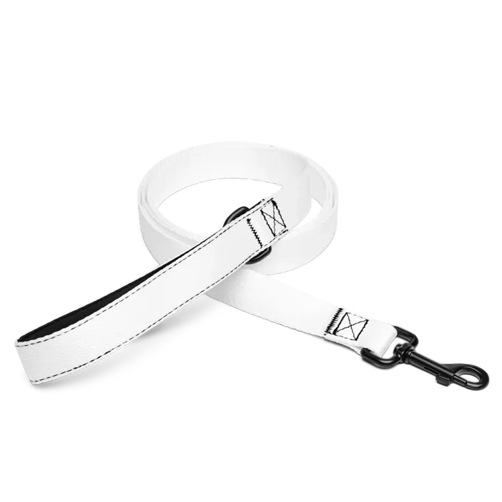 White Zenith Blank Canvas Pet Leash product image (2)