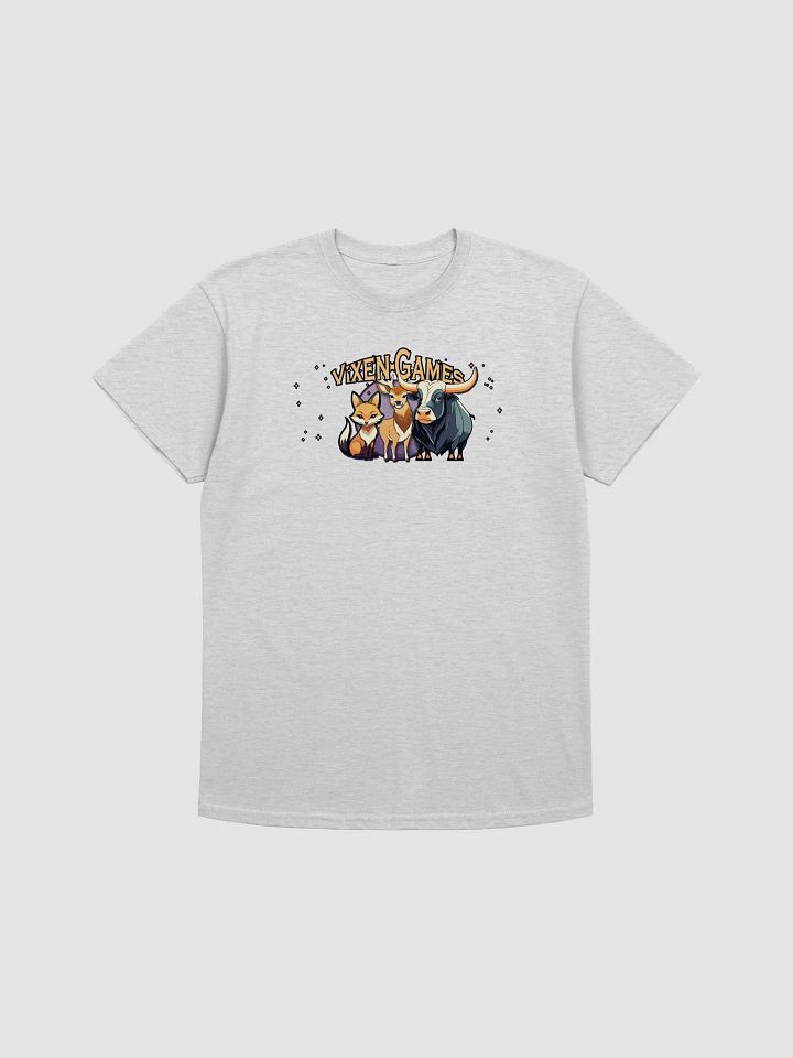 Basic heavyweight T-shirt Cute Vixen Stag and Bull Vixen Games shirt product image (4)
