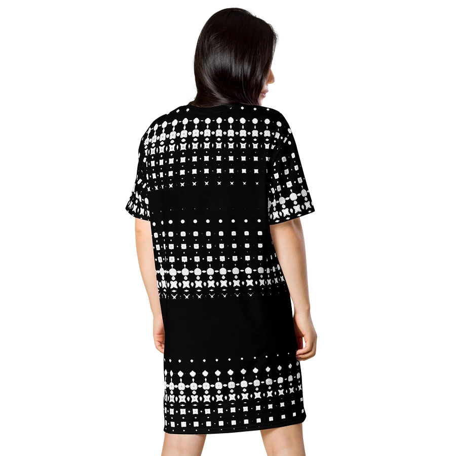 Abstract Not Quite The Little Black Dress T Shirt Dress product image (5)