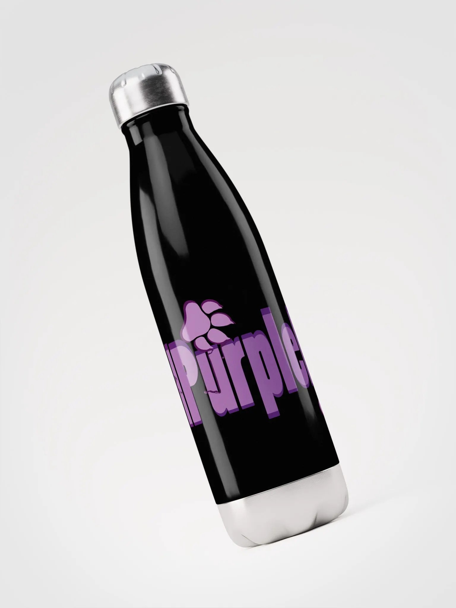 LilPurpleKitten Logo Water Bottle product image (3)