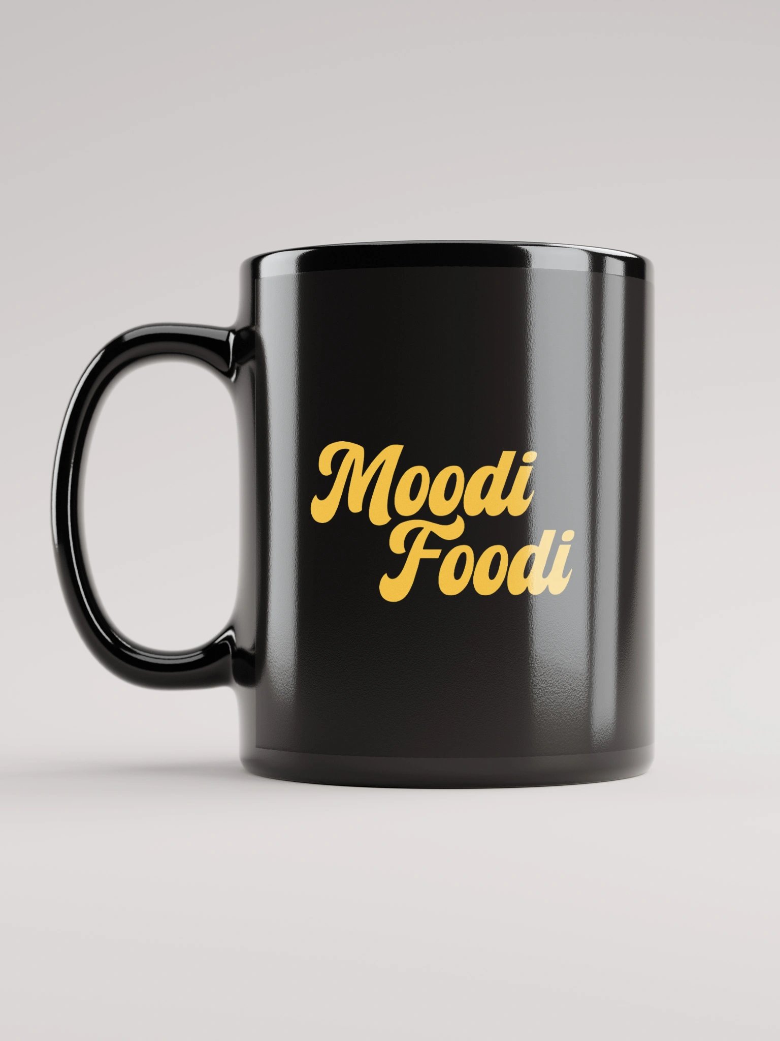 Moodi Foodi Originals Black Mug – Mustard with Matte Center Finish product image (5)
