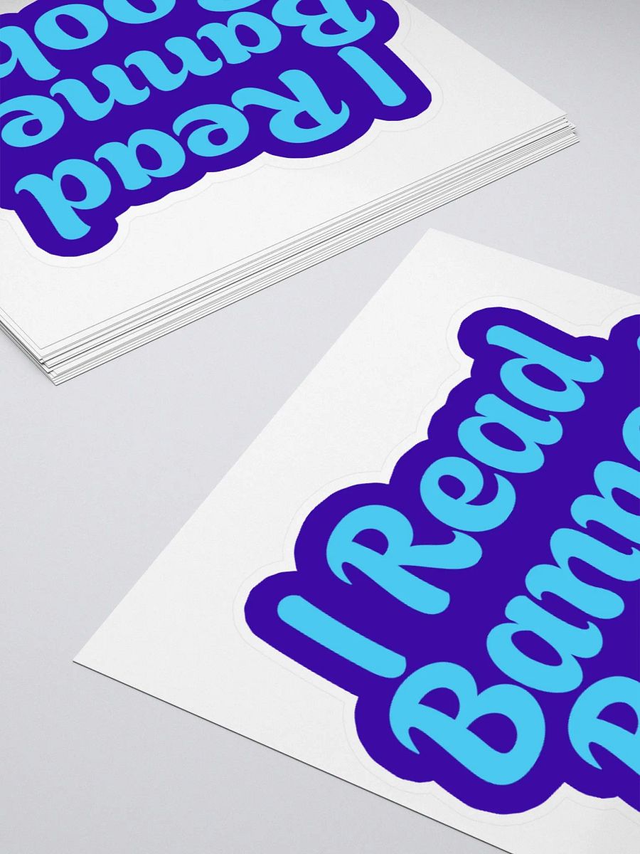 "I Read Banned Books" Kiss Cut Stickers product image (11)