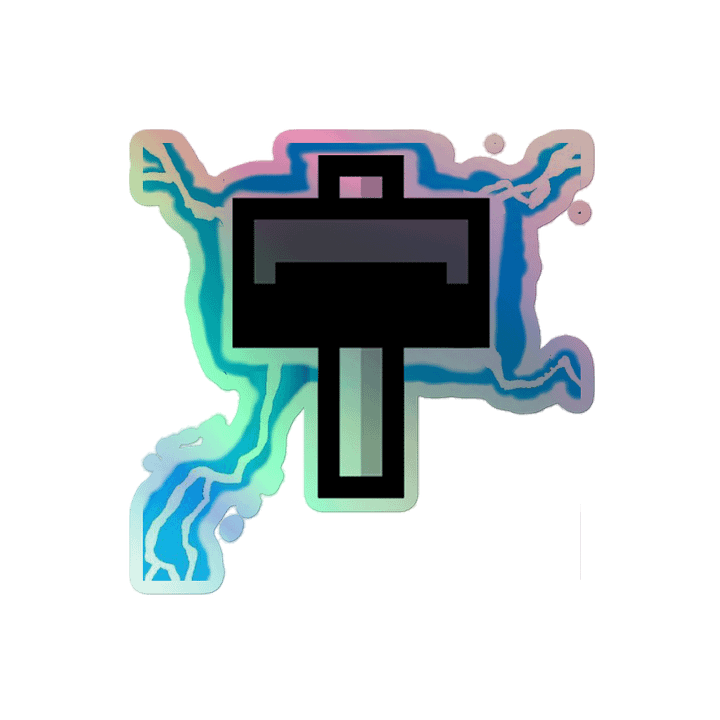 Electrifying Hammer Holographic Sticker Set product image (2)