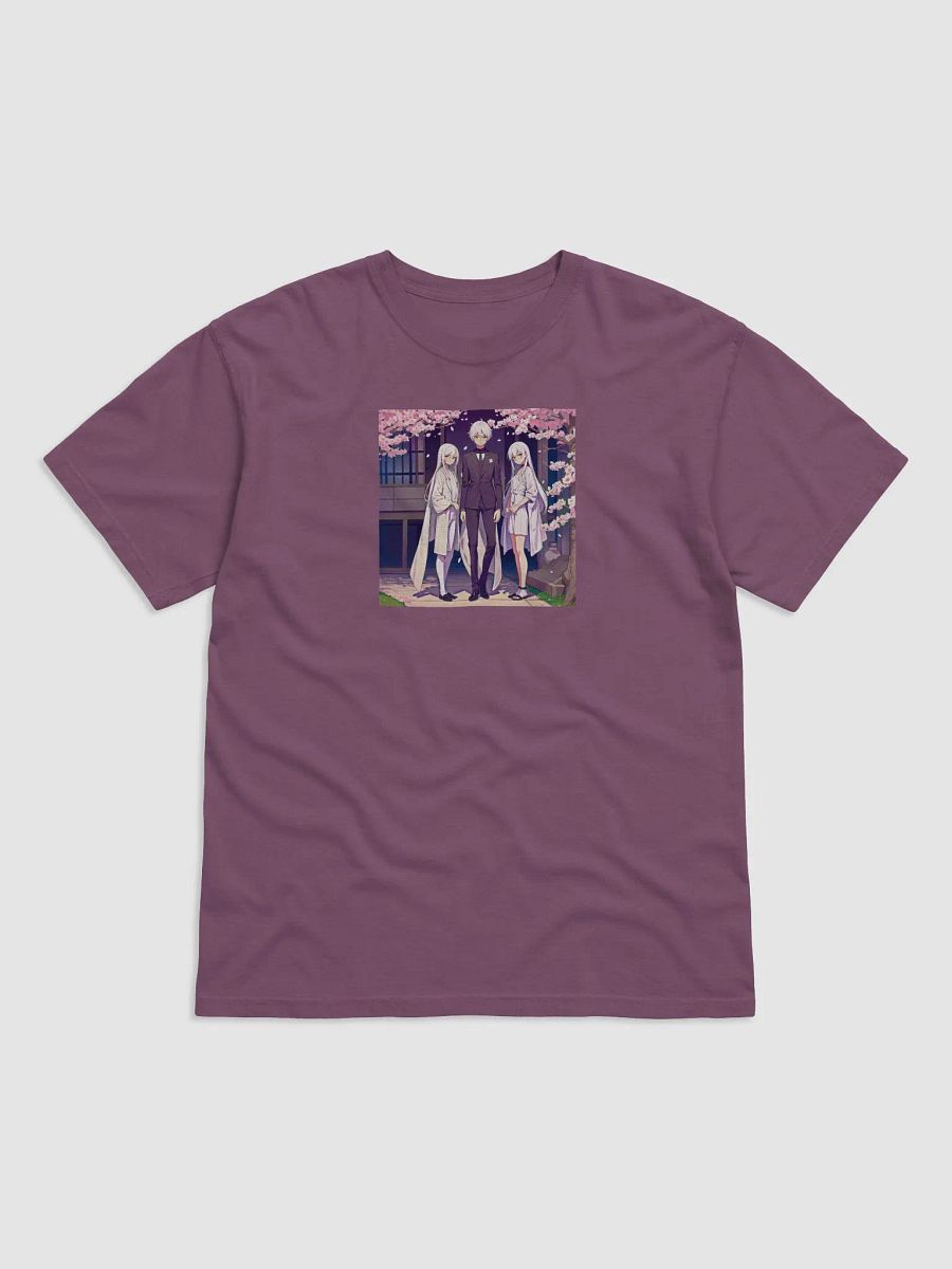Cute Anime Guy Cherry Blossoms T-Shirt product image (2)