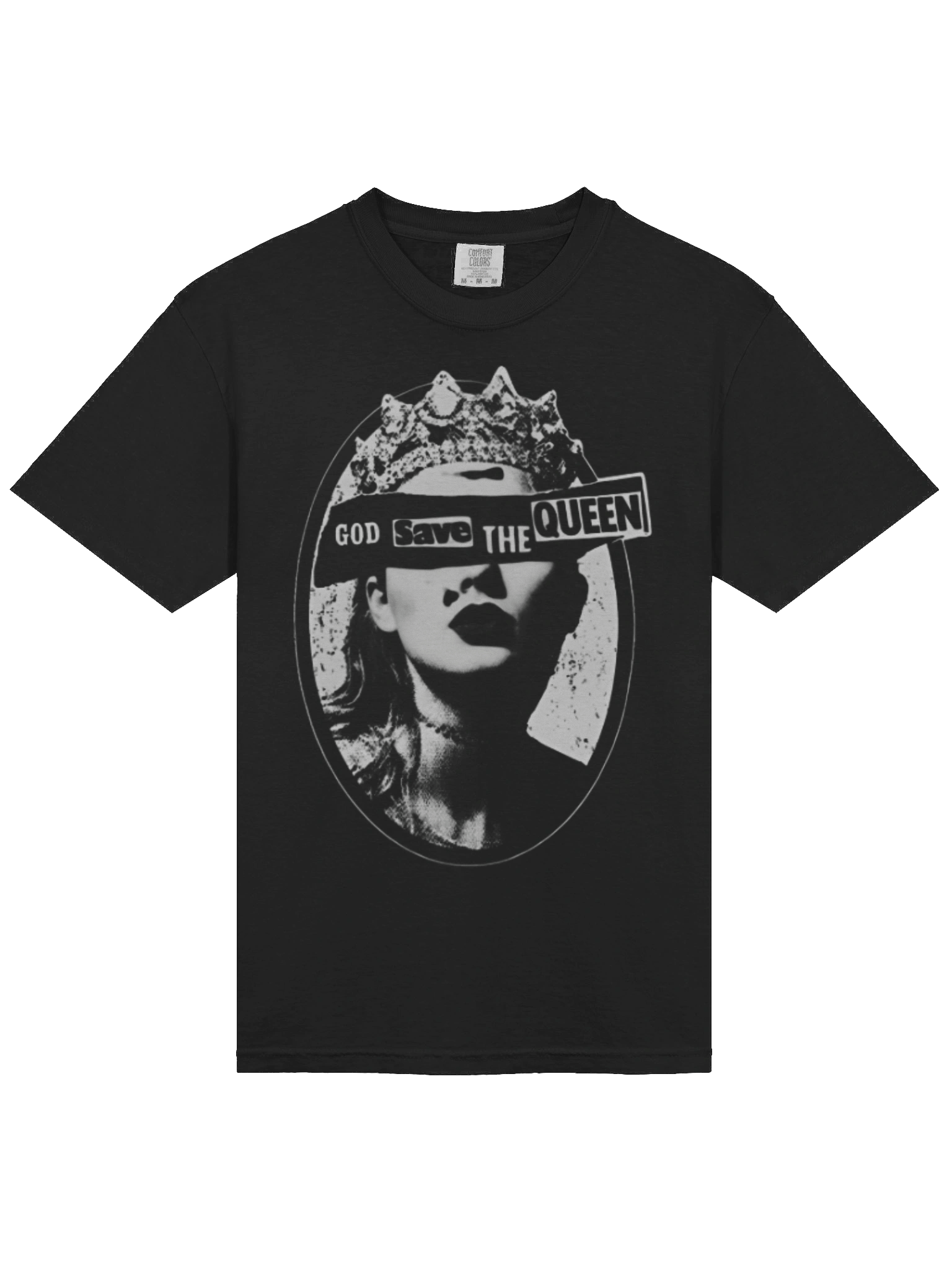 God Save The Queen Funny Grapihc Vintage Unisex Short Sleeve T-Shirt product image (2)