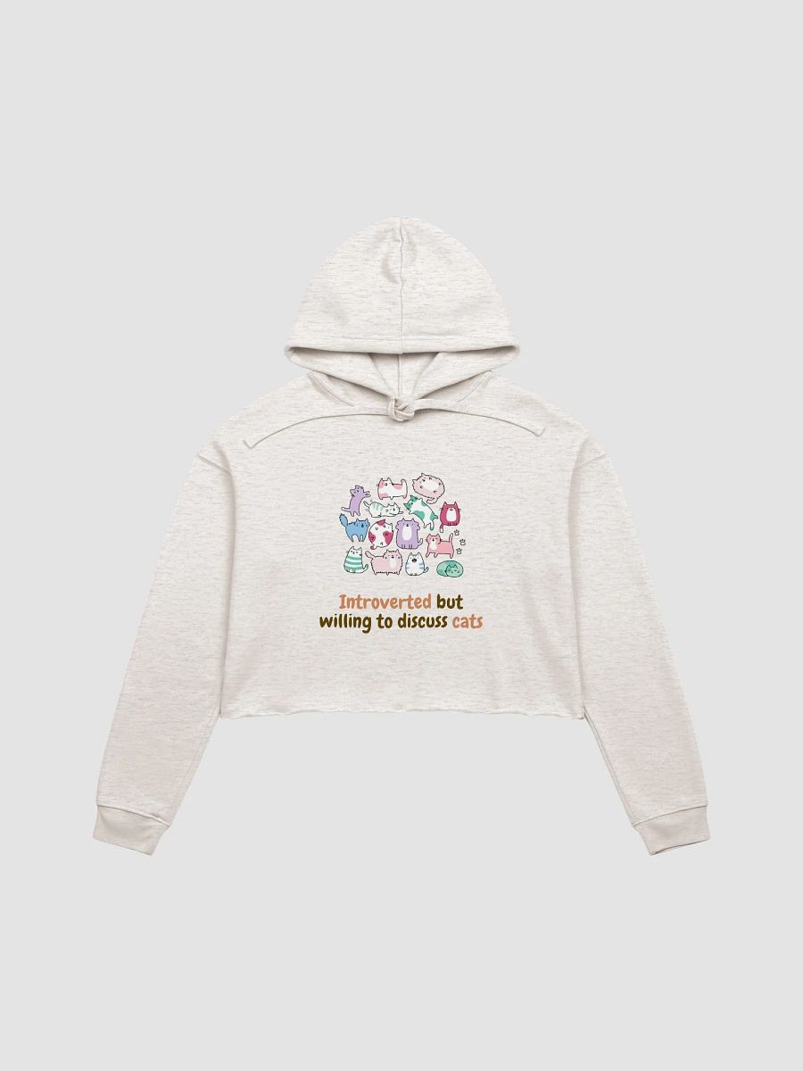 Crowd of Cats Crop Hoodie product image (1)