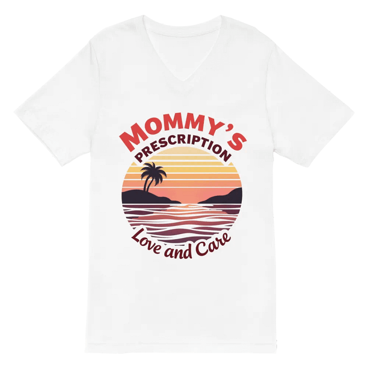 mommy's Priscription, Sunset Love and Care V-Neck Tee product image (2)