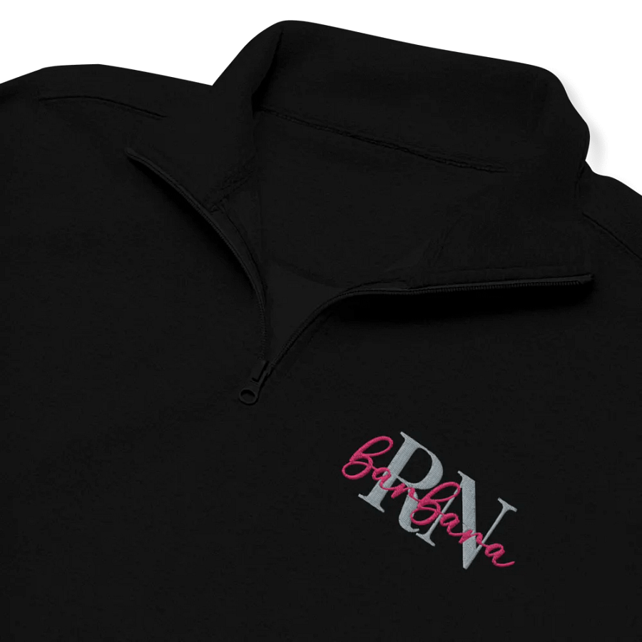 Personalized Embroidered Quarter Zip Sweatshirt (With Sleeve Element) product image (5)