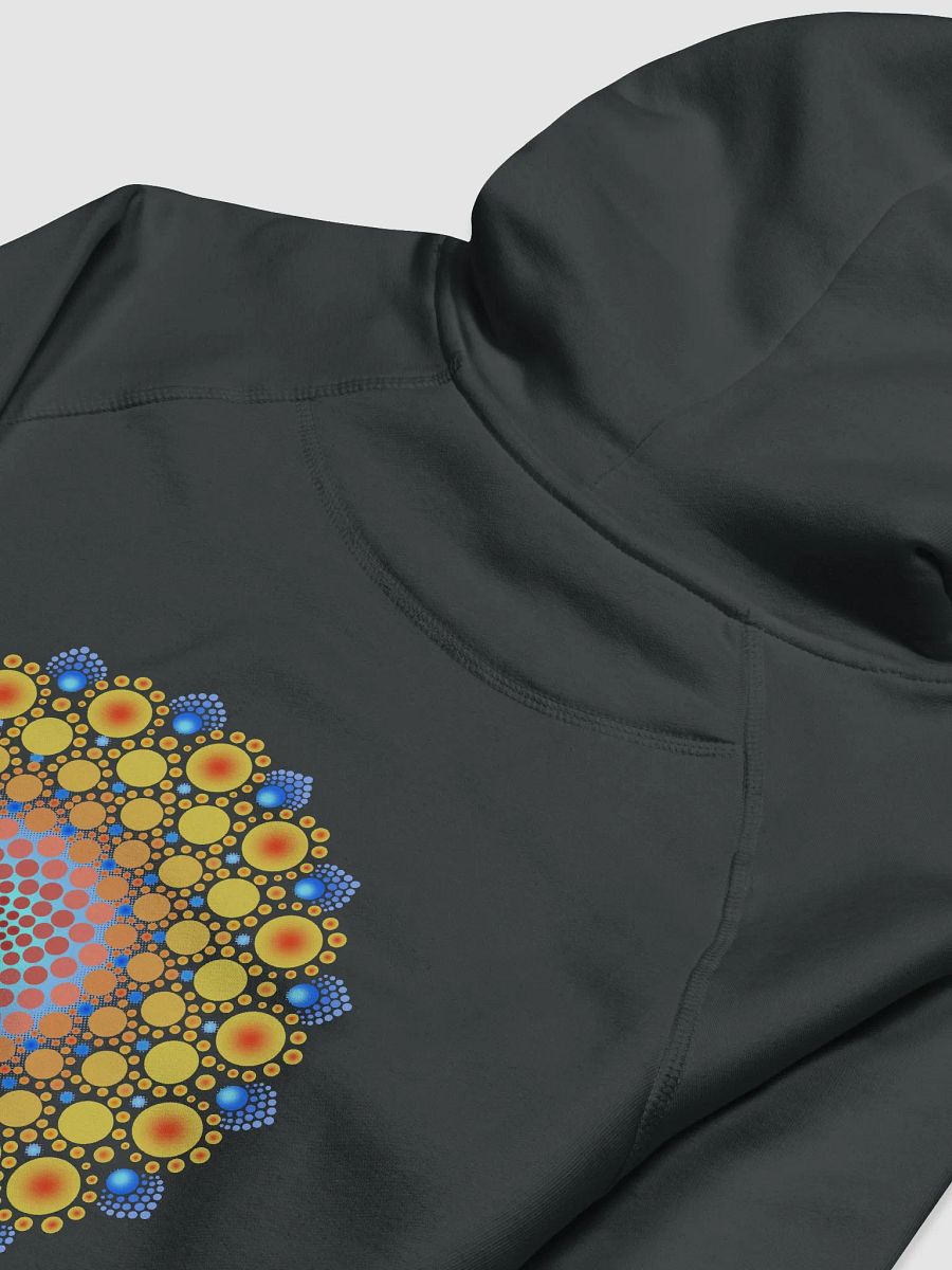 Orange Sunflower Mandala Eco-Hoodie product image (7)