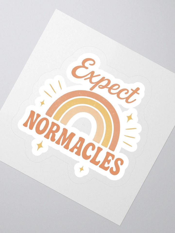 Expect Normacles Sticker product image (2)