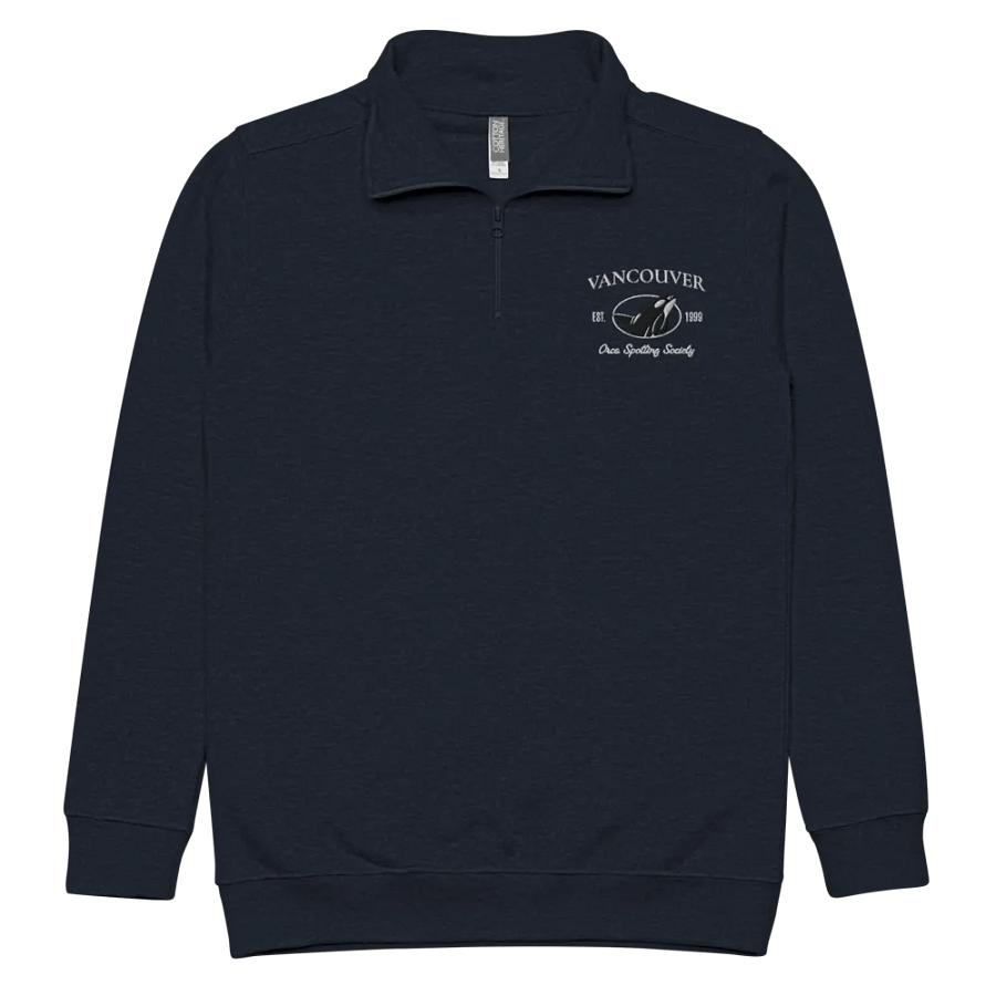 Vancouver Orca Spotting Society Embroidery Half Zip product image (19)