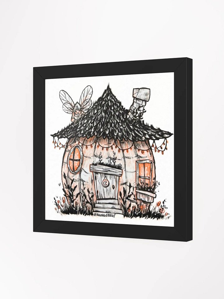 Enchanted Pumpkin House Framed Art Print product image (5)