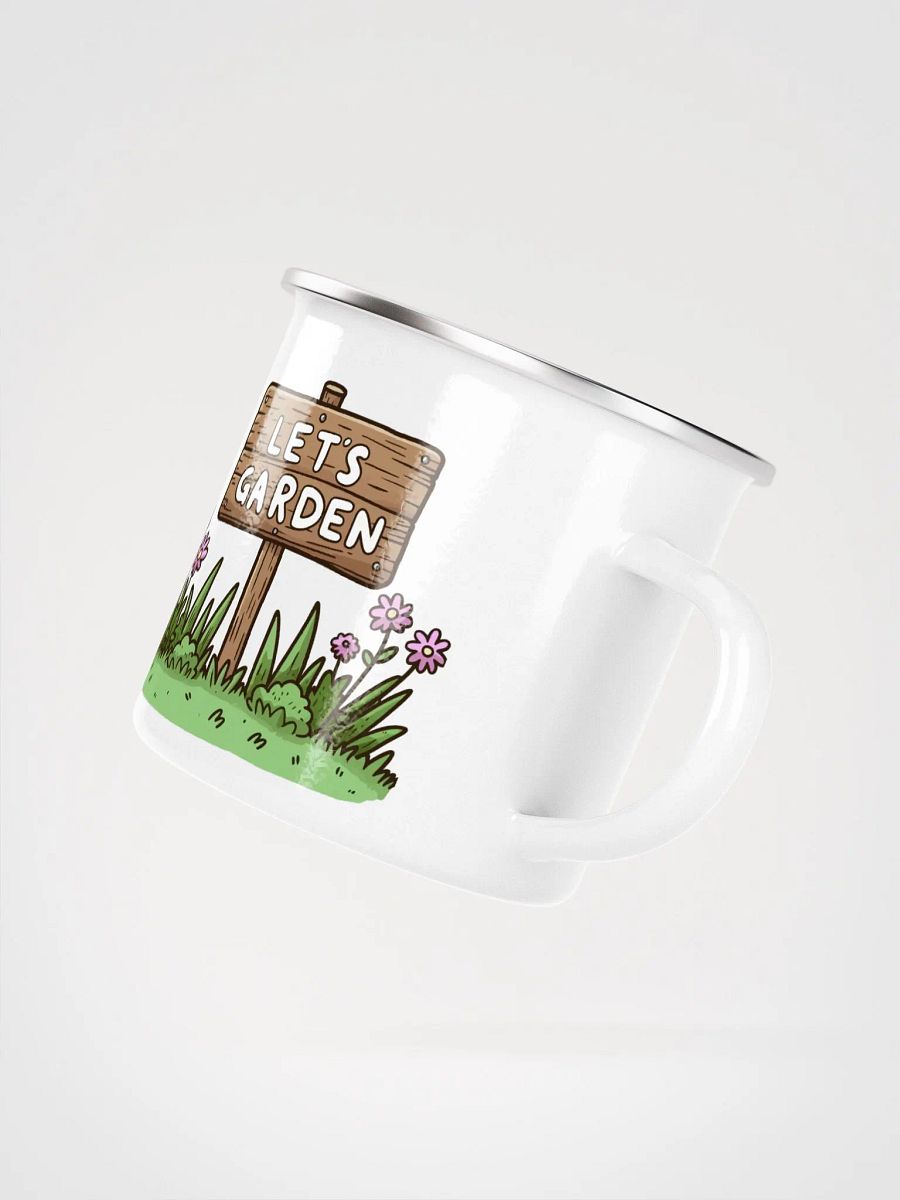Let's Garden! Enamel Mug product image (3)