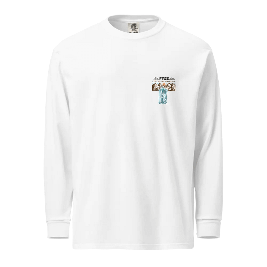 Escape to the Unknown organic cotton Long Sleevet-shirt product image (1)