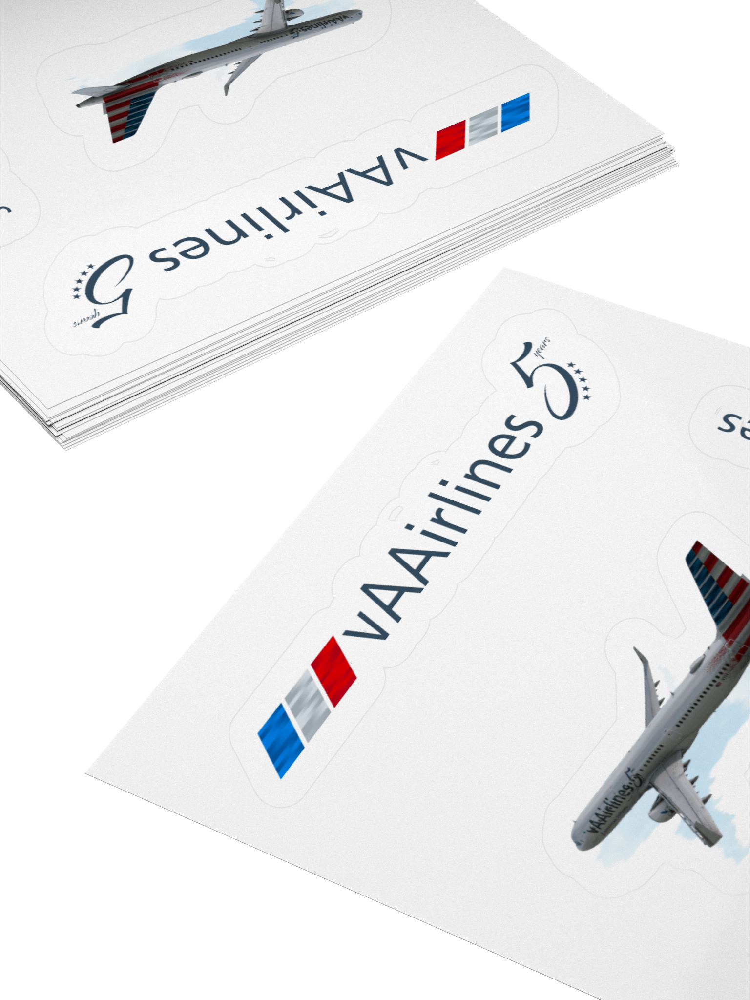 A321 5 Year Watercolor Sticker Set product image (12)