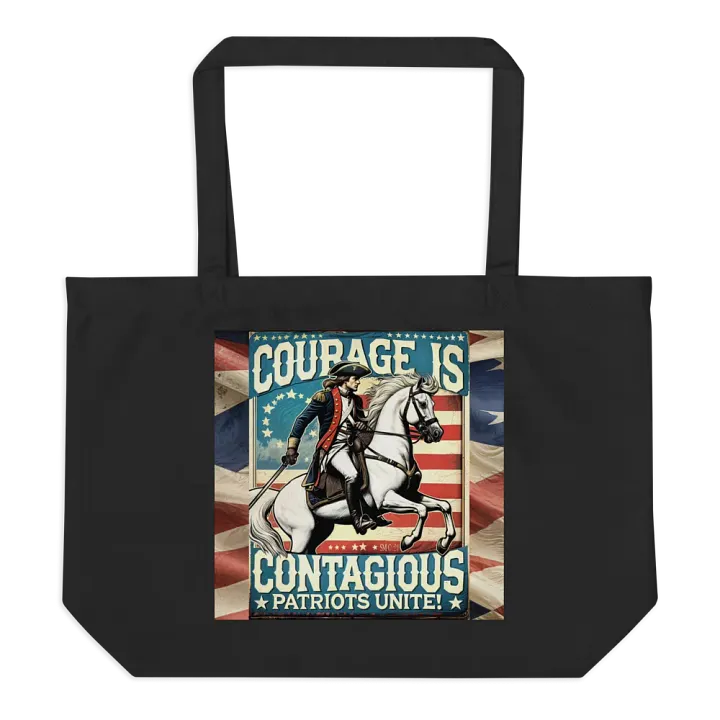 Courageous Patriots Organic Tote product image (2)
