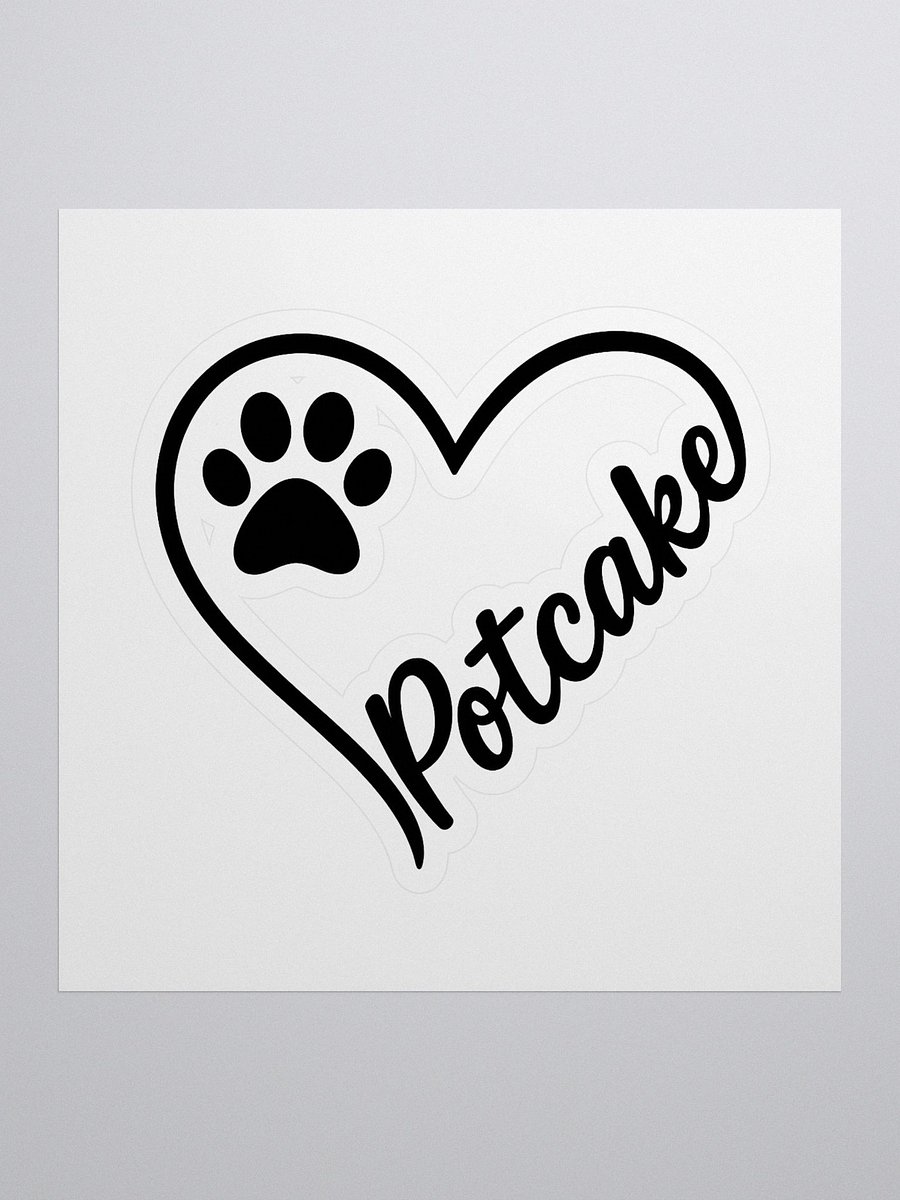 Potcake Love Sticker product image (1)