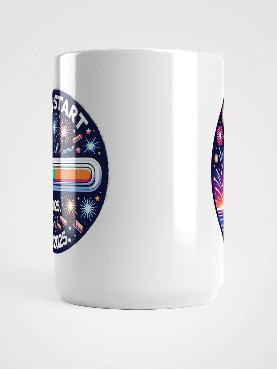 Insert Coin 2025 Mug – Arcade Glow & Fireworks Design product image (6)