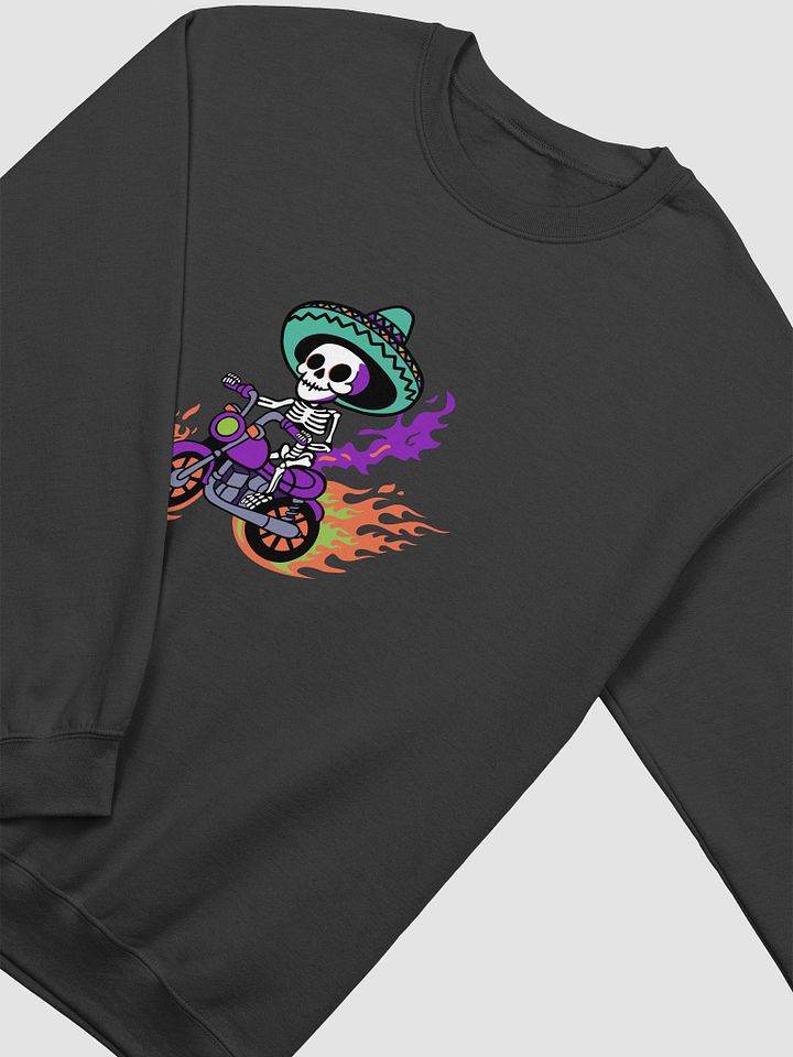Bone to be Wild Colorful Classic Crewneck Sweatshirt product image (2)