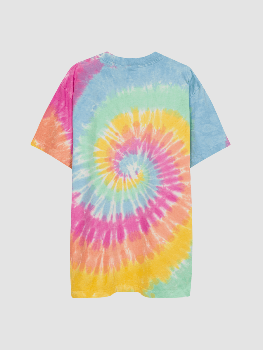 BugSWAG Bug_Lady11 Embroidered Rainbow Oversized Tie-Dye T-Shirt product image (4)