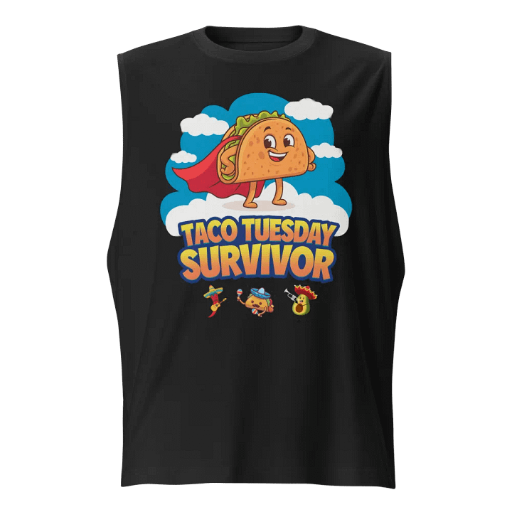 Taco Tuesday Superhero Muscle Tank Bella+Canvas (Men's) product image (1)