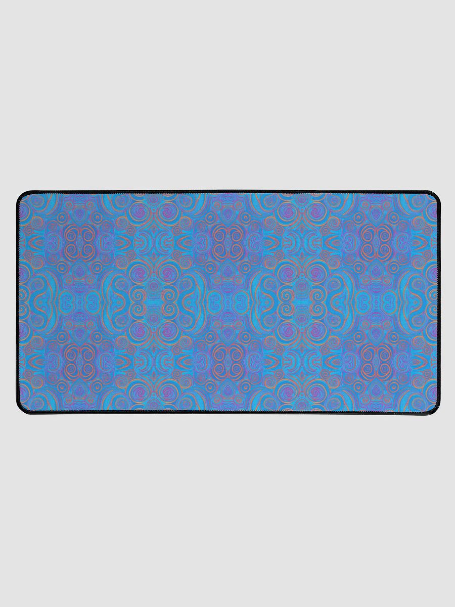 Funky Blue Dreams Liquid Tie-Dye Desk Mat product image (2)