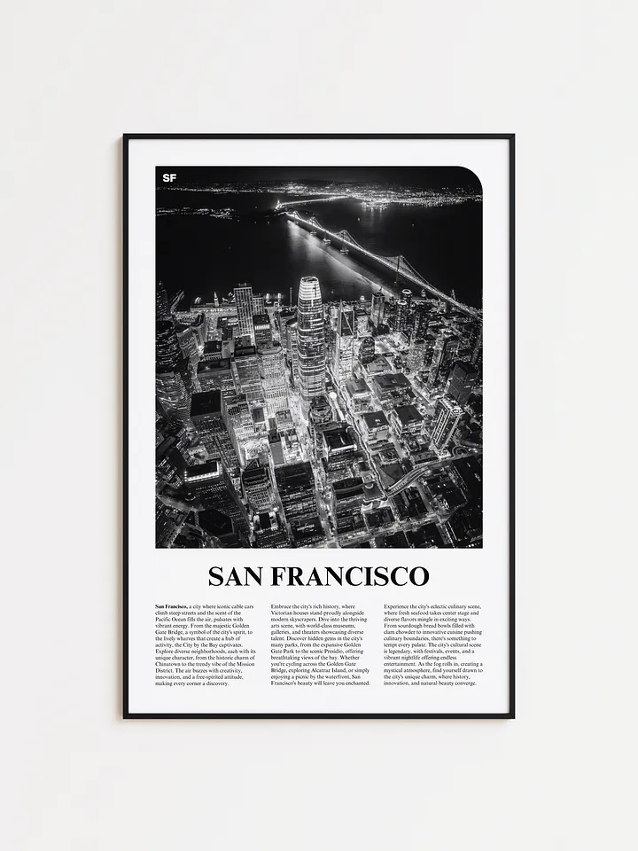 San Francisco 04 Newspaper Poster product image (1)